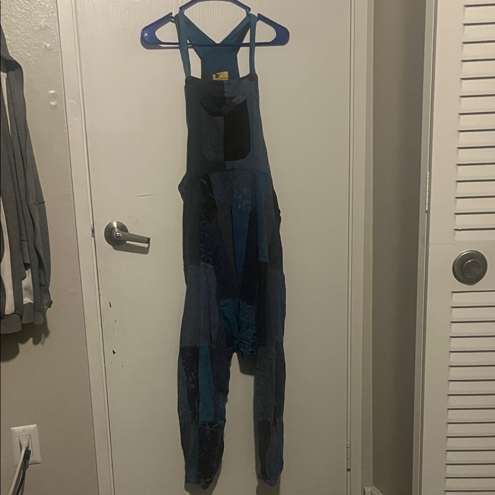 Patchwork Blue One Piece - image 1